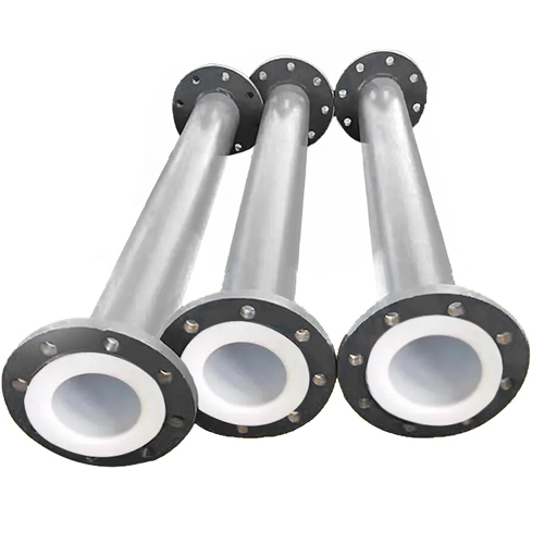 鋼襯四氟緊襯翻邊管道